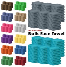 Face Towels Flannels Wash Cloths 100% Egyptian Cotton Soft Face Cloth 30 x 30 cm