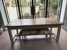 Oak farm house dining table -