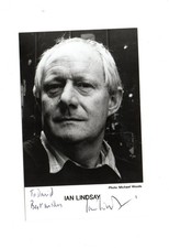Ian Lindsay Actor Signed 5x3 B/W Promo Photo Autographed B