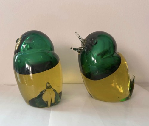 Rare c60s murano glass pair - rare,