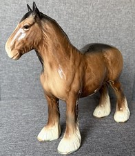 Beswick Horse Shire Mare 818 And Foal 1053 Stunning Examples Perfect