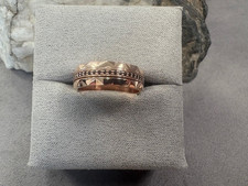 9ct Welsh Rose Gold Julien Macdonald x Clogau Facets Ring Size P £460 off Wales