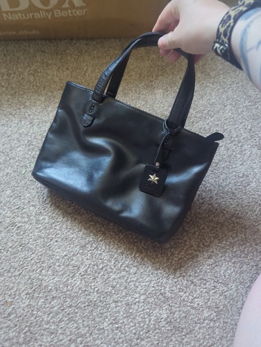 Tula small black leather - small,