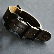 Nato Cinturino per orologio, Zulu strap artigianale, militare 18/20/22/24 mm 