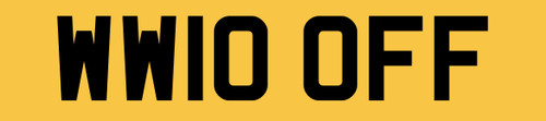 Woof dog van - reg, number