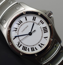 Cartier santos ronde  ladies