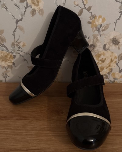 Hotter charmaine black - black, leather