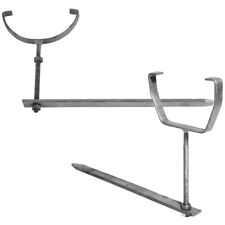 Rise and Fall Galvanised Gutter Brackets Half Round Square Deep Flow Guttering 