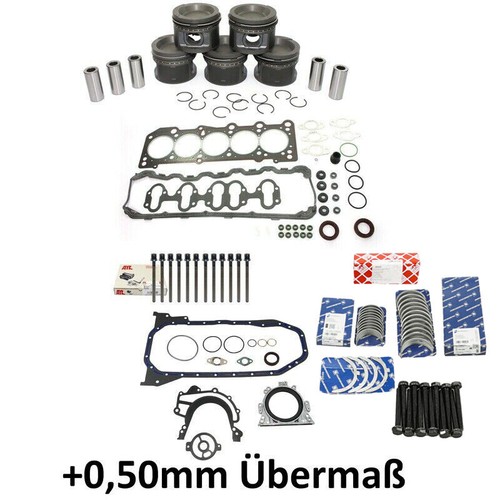 Piston set 50mm gasket - piston, +0.50mm+gasket