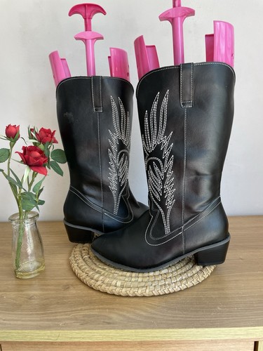 Ladies black embroidered - ladies,