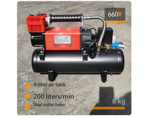 High-Power 12V Portable Off-Road Air Compressor with Air Tank for Vehicles