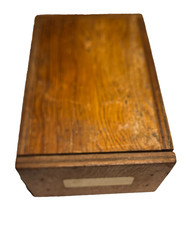 Antique 1 Drawer Oak Library