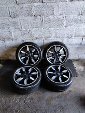MINI COOPER  2009 ALLOY  WHEELS NIGHT SPOKE  TYRES MATCHING 6MM TO 7MM 6773800