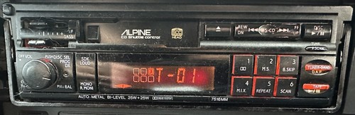 Alpine 7516 pull out - pull,