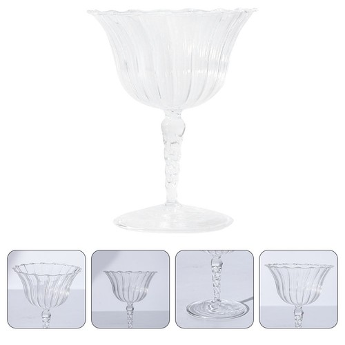 Long stem glass candle - long,