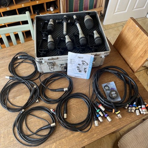 Samson drum mic set with - x,