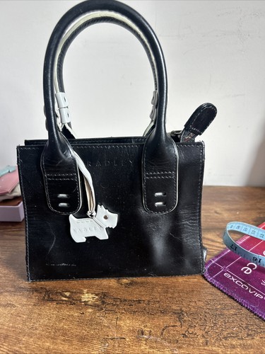 Radley black leather mini - black, grab