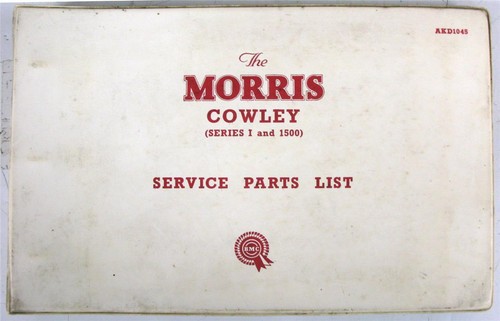 Morris cowley series 1500 - cowley, i