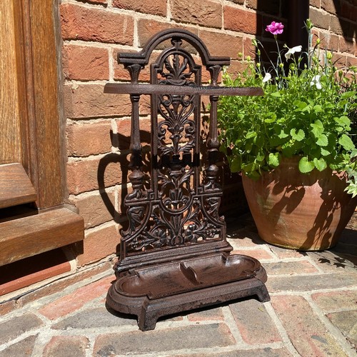 Umbrella stand cast - cast, iron