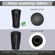 Pack of 8 Heavy Duty  Walking Stick Rubber ferrules Cane Crutch Bottom End 11mm