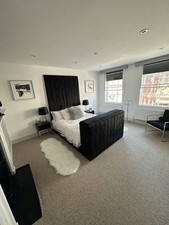 Luxury plush black velvet king - black,