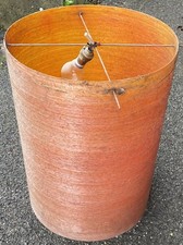 Superb Very Large Orange Spun