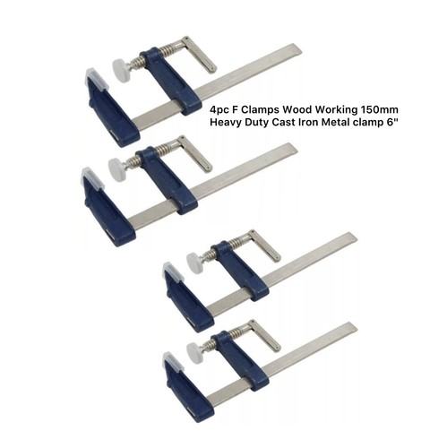 4pc clamps wood working - 6”, f