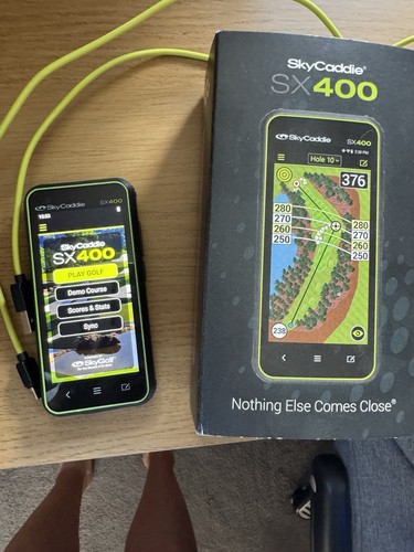Skycaddie sx400 with double - skycaddie,
