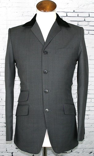 Mod skinhead suit charcoal - skinhead,