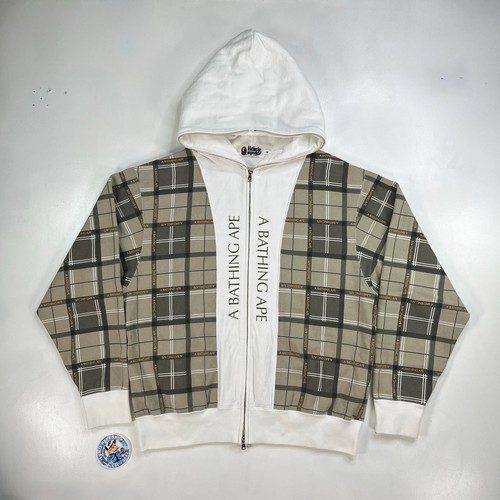 Bape plaid brown full - plaid,