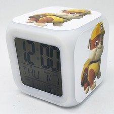 Rubble Dog 7 Color Changing Night Light Digital Alarm Clock #09