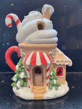 CHRISTMAS Gingerbread Cupcake LED Ice Cream House DECORATION ORNAMENT