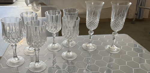 Bohemia crystal blues hand cut - crystal,