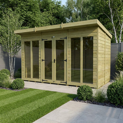 Pent summer house - 5,