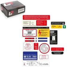 Safety warning vehicle sticker