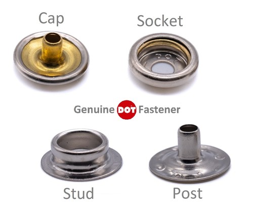 Durable dot snap fastener - snap,