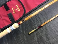 Rare Vintage Bruce & Walker “ R Walker  Avon” 10ft split cane  rod & bag