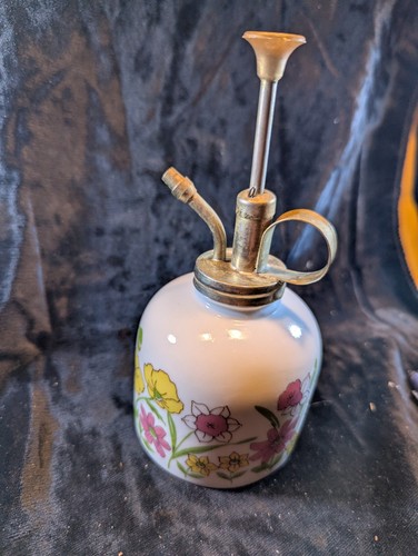 Vintage porcelain plant mister - porcelain,