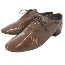Repetto Lace-Up Shoes Brown Enamel /Ae Ladies