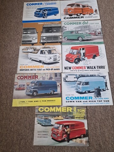 Commer van brochures 1960s - van,