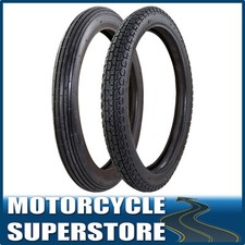 PAIR OF TYRES TO FIT HONDA C90