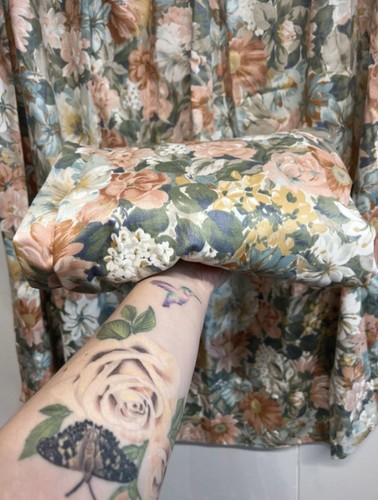 County meadow curtains - meadow, floral