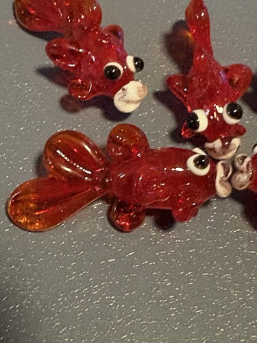 Goofy eyed glass orange - goofy,