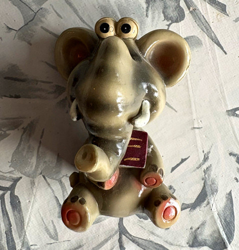 Ceramic elephant ornament - elephant,
