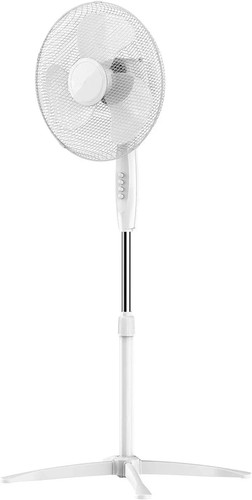 White pedestal fan - white, 3