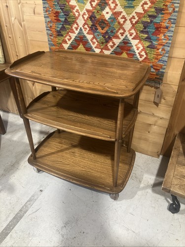 Elm ercol tea trolley - elm,