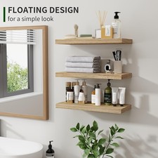 Set of 3 Floating Shelve Wall