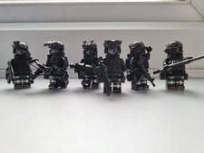 6x Custom Military Ghost Soldier Minifigures