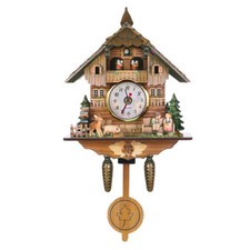 Cuckoo Forest Clocks Wall Clock Vintage Rustic Wooden Clocks Home Decor