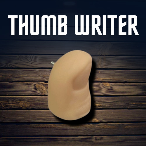 Thumb tip writer - thumb, writer-